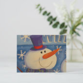 Frosty Briefkaart (Staand voorkant)