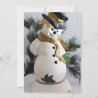 Frosty Christmas-Wenskaart Feestdagenkaart