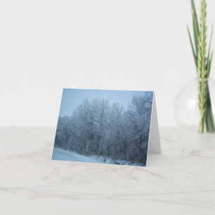 Frosty Day-briefkaart Feestdagen Kaart