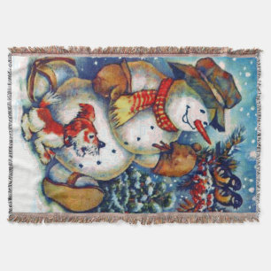 Frosty de sneeuwman en Kerstmis van Vrienden Deken