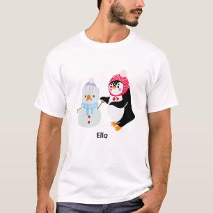 Frosty de Sneeuwman en Pinguïn T-shirt
