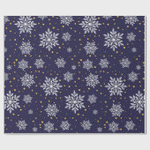 Frosty Elegance Cadeaupapier (Vlak)