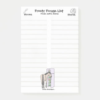 Frosty Forage House|Paarden Sticky Notes