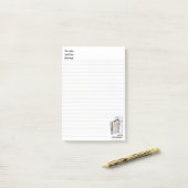 Frosty Forage Post-Its Post-it® Notes (Op bureau)