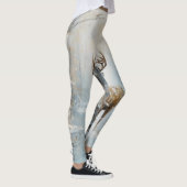 Frosty Forest Woodland Herten Leggings (Rechts)