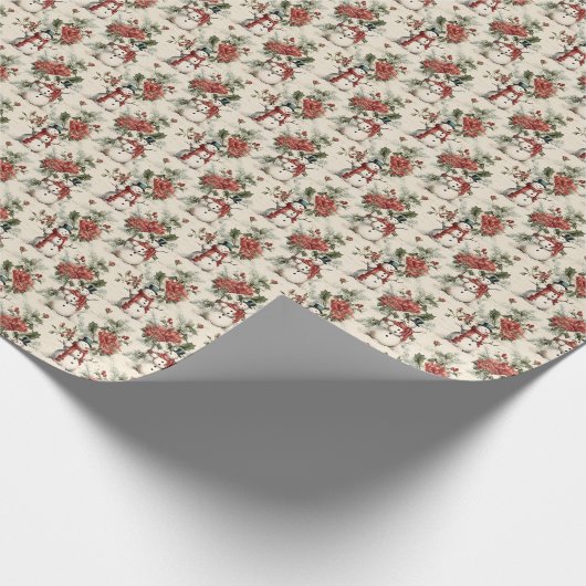  Frosty Friends Cadeaupapier (Hoek)