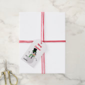 Frosty Gift Label (Set van 10) Cadeaulabel (Met Touw)