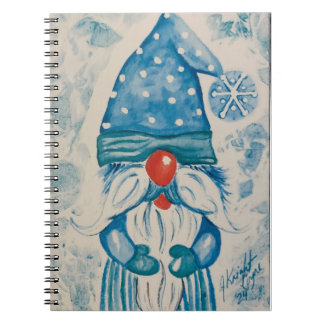 Frosty Gnome Spiral Notitieboek