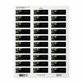 Frosty Green krans Etiket (Full Sheet)