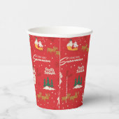 Frosty: het favoriete sneeuwmanpatroon van iederee papieren bekers (Rechts)