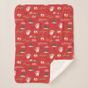 Frosty: het favoriete sneeuwmanpatroon van iederee sherpa deken