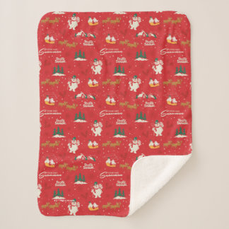 Frosty: het favoriete sneeuwmanpatroon van iederee sherpa deken