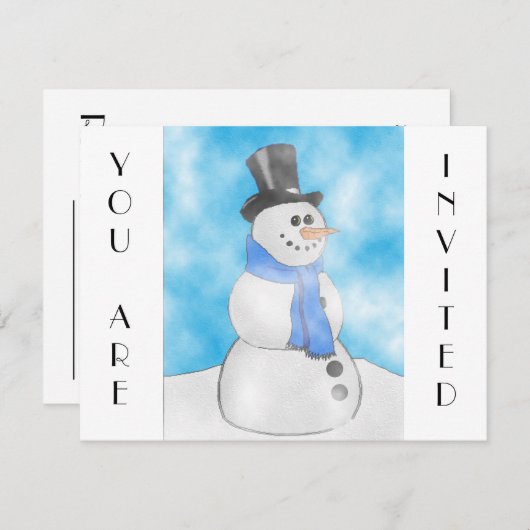 Frosty Kaart (Voorkant / Achterkant)