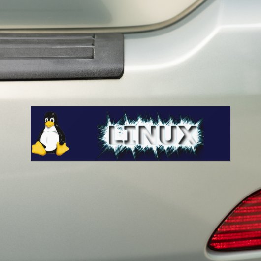 FROSTY LINUX BUMPERSTICKER (Op auto)
