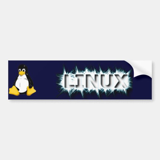 FROSTY LINUX BUMPERSTICKER (Voorkant)