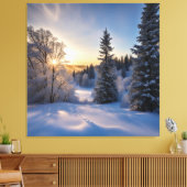 Frosty Morning Canvas Afdruk (Insitu (Woonkamer))