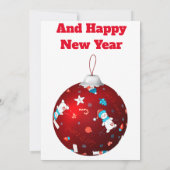 Frosty Ornament Christmas Kaart (Achterkant)
