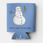 Frosty pakt zijn neus op blikjeskoeler (Voorkant)