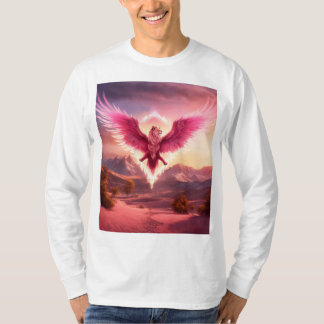 "Frosty Phoenix Art: Mystieke Winter Vogeldecor" T-shirt