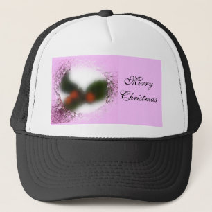 Frosty Pink Holly Trucker Pet