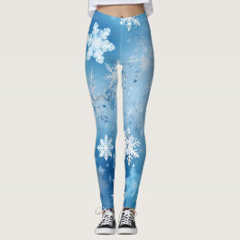 Frosty Sneeuwvlokken Leggings