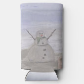 Frosty Snowman bij de Beach Seltzer Koelbox (Achterkant)