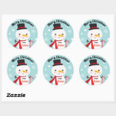 Frosty Stickers Snowman (Feuille)