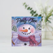 Frosty the S nowman Invitation (Debout devant)