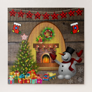 Frosty The Snowman Kerstmis Legpuzzel