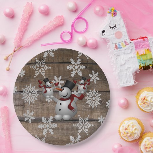 Frosty The Snowman Papieren Bordje (Feest)