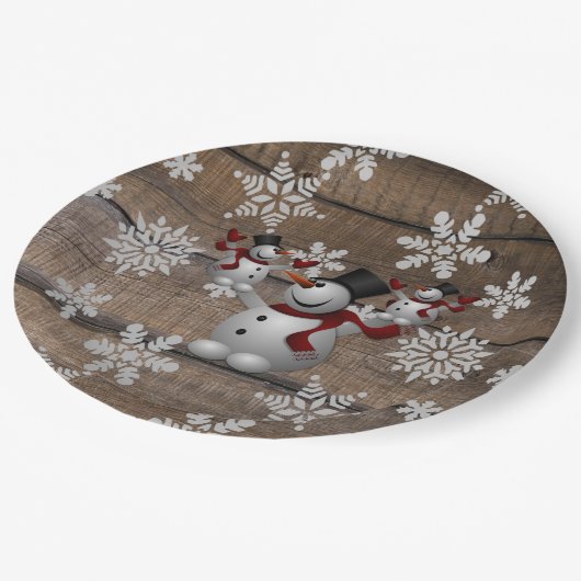 Frosty The Snowman Papieren Bordje (Gekanteld)