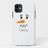 Frosty the Snowman Verwarren Gezicht Case-Mate iPhone Case (Achterkant)