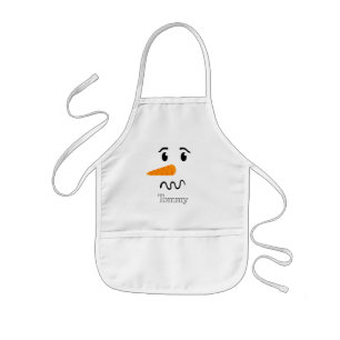 Frosty the Snowman Verwarren Gezicht Kinder Schort