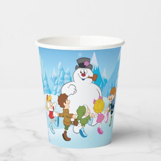 Frosty the Snowman™ Winter Papieren Bekers (Links)