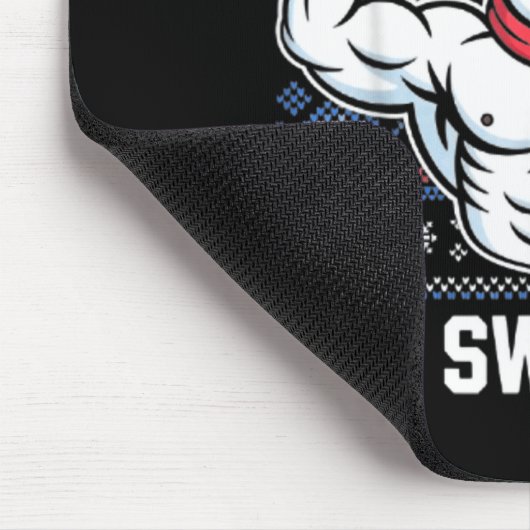 Frosty The Swoleman Funny Ugly Christmas Sweater G Muismat (Hoek)