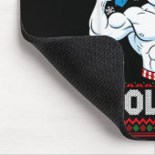 Frosty The Swoleman Ugly Christmas Sweater Funny S Muismat (Hoek)