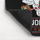 Frosty The Swoleman Ugly Christmas Sweater Funny X Muismat (Hoek)