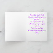 Frosty Trees Feestdagen Kaart (Binnen)