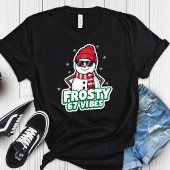 Frosty Vibes 67 Snowman Christmas – Retro Winter T-shirt