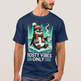 Frosty Vibes Only - Ontspannen pinguïn voor gezell T-shirt