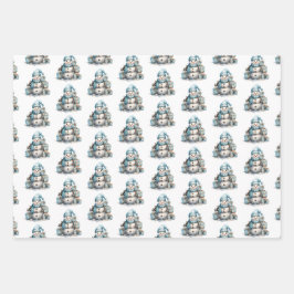 Frosty Wonderland Inpakpapier Vel