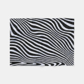 Frosty Zebra Stripes Fleece Deken (Voorkant (Horizontaal))