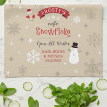 Frosty's Cafe Kitchen Towel
