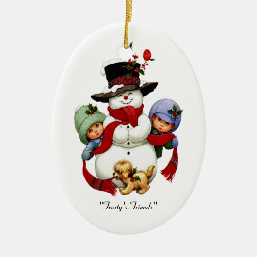 Frosty's Friends Holiday Ornament (Voorkant)
