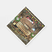 Frosty's GMC Truck-kerstrun Servet (Hoek)