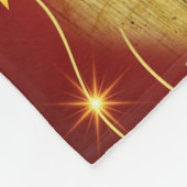 Frosty's  Rode Tractor kerst Fleece Deken (Hoek)