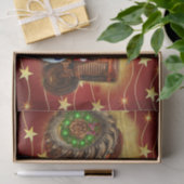 Frosty's Rode Tractor kerst Tissuepapier (Geschenk)