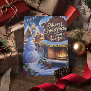 Frostys Warm Welkom bij de open haard Briefkaart