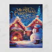 Frostys Winter Wonderland Briefkaart (Voorkant)