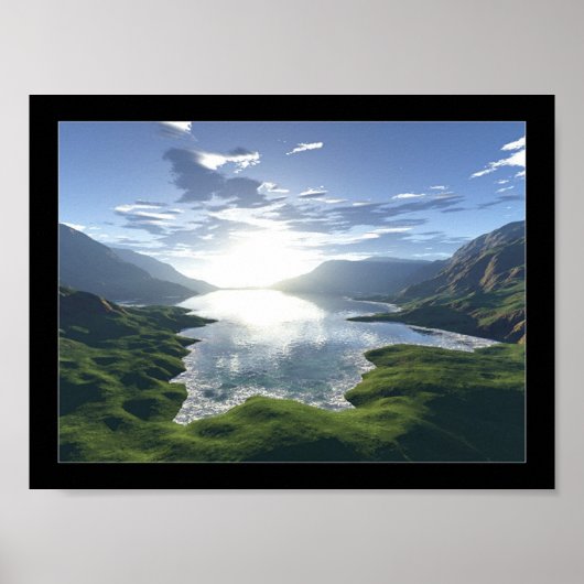 Frothy Lake Poster (Voorkant)